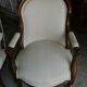 Pair of walnut armchairs mark from the 19th century