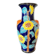 Ceramic vase with sunflowers