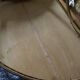 Vintage rattan corner shelf