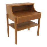 Scandinavian bedside table in teak, AB Carlströms, Sweden, 1960.