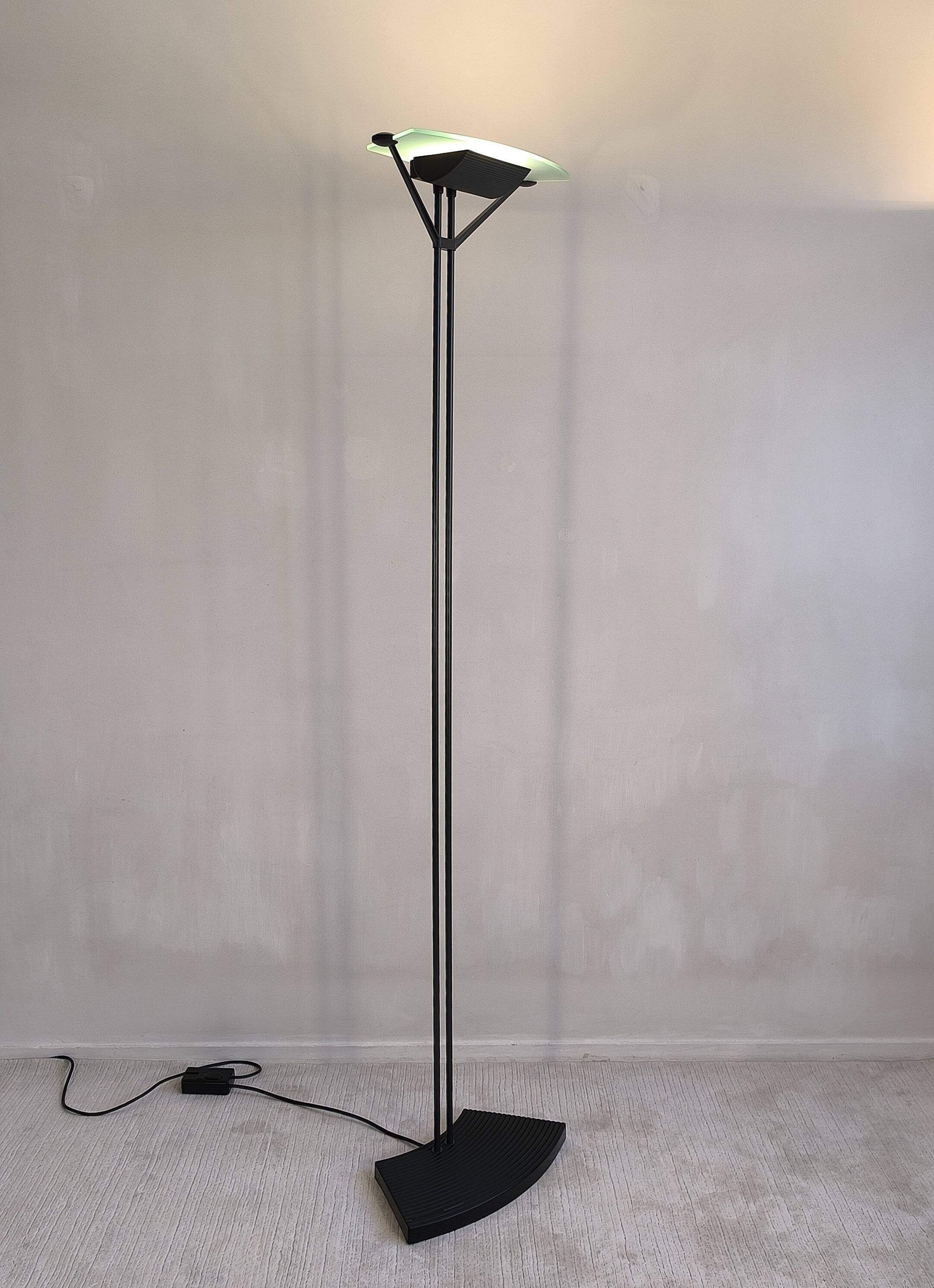1980's Accademia Terra floor lamp by Shigeaki Asahara for LUCITALIA, TBEG