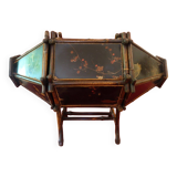 19th century bamboo work box and Japanese-style Napoleon III lacquer