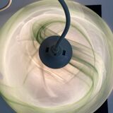 Vintage 80's murano glass pendant light