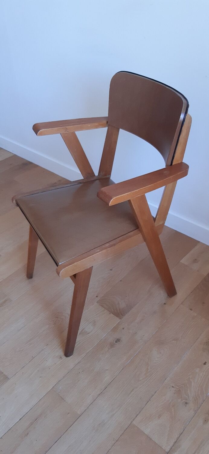 Vintage bridge armchair
