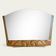 Miroir biseauté trapèze art déco 1920 88x67