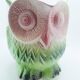Grand pichet hibou en barbotine
