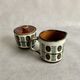 Set of sugar bowl & creamer boch rambouillet noix, 1960s