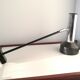 Chrome stem wall lamp from the 70s