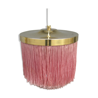 Scandinavian fringed pendant lamp T605 by Hans-Agne Jakobsson