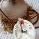 Vintage glass paste suspension