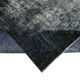Hand-knotted oriental overdyed 312 cm x 356 cm black wool carpet