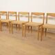 6 x dining chair | Bramin | H.W. Klein | Soaped oak | Restored