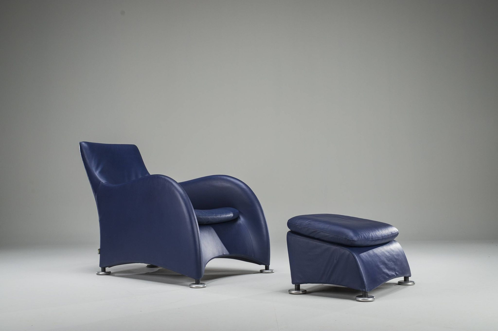 Set of Loge Lounge Chair & Ottoman by Gerard Van Den Berg for Montis, 1990s
