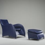 Set of Loge Lounge Chair & Ottoman by Gerard Van Den Berg for Montis, 1990s