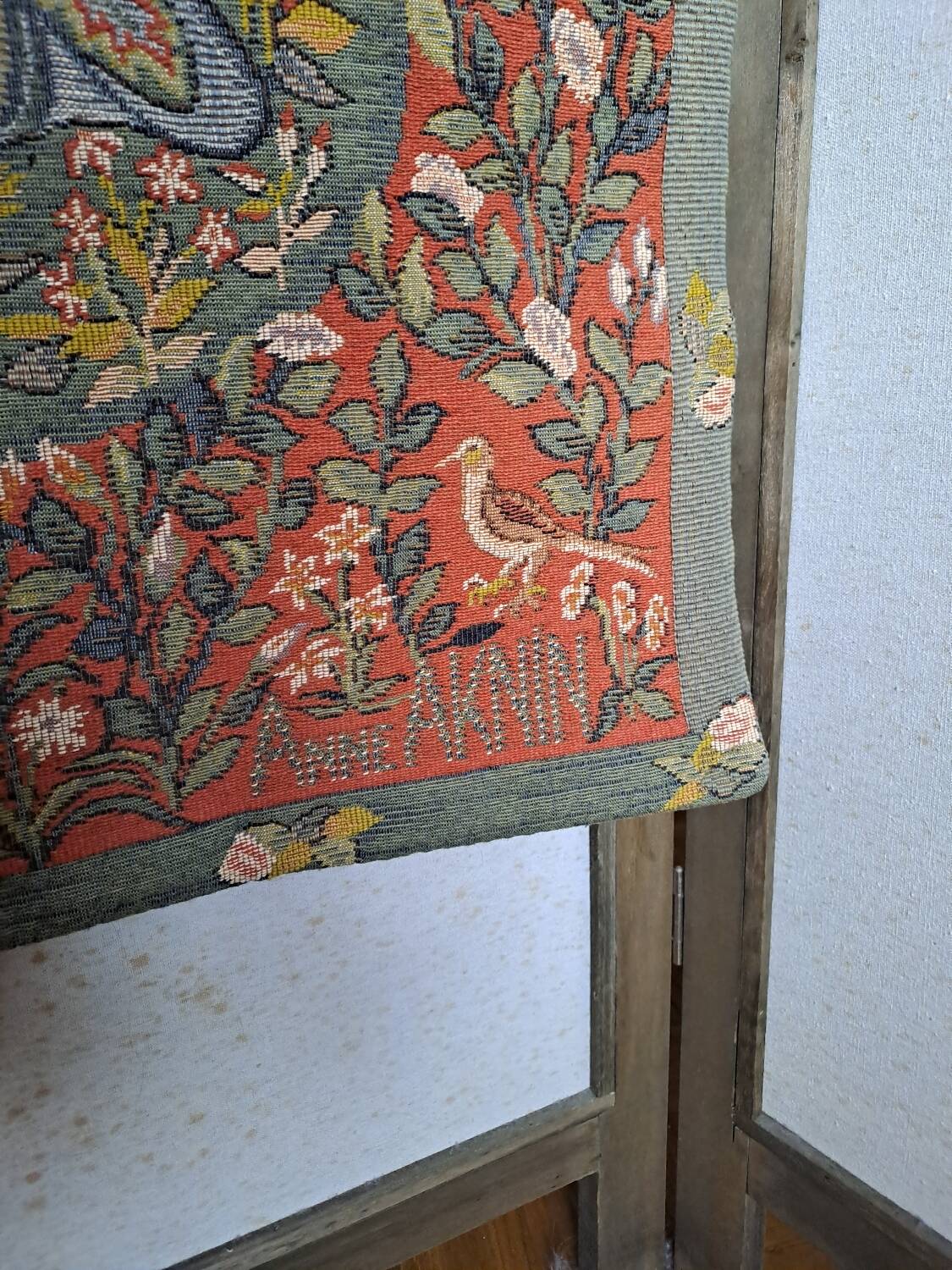 Wall Tapestry “Le Roman De La Rose” Signed.