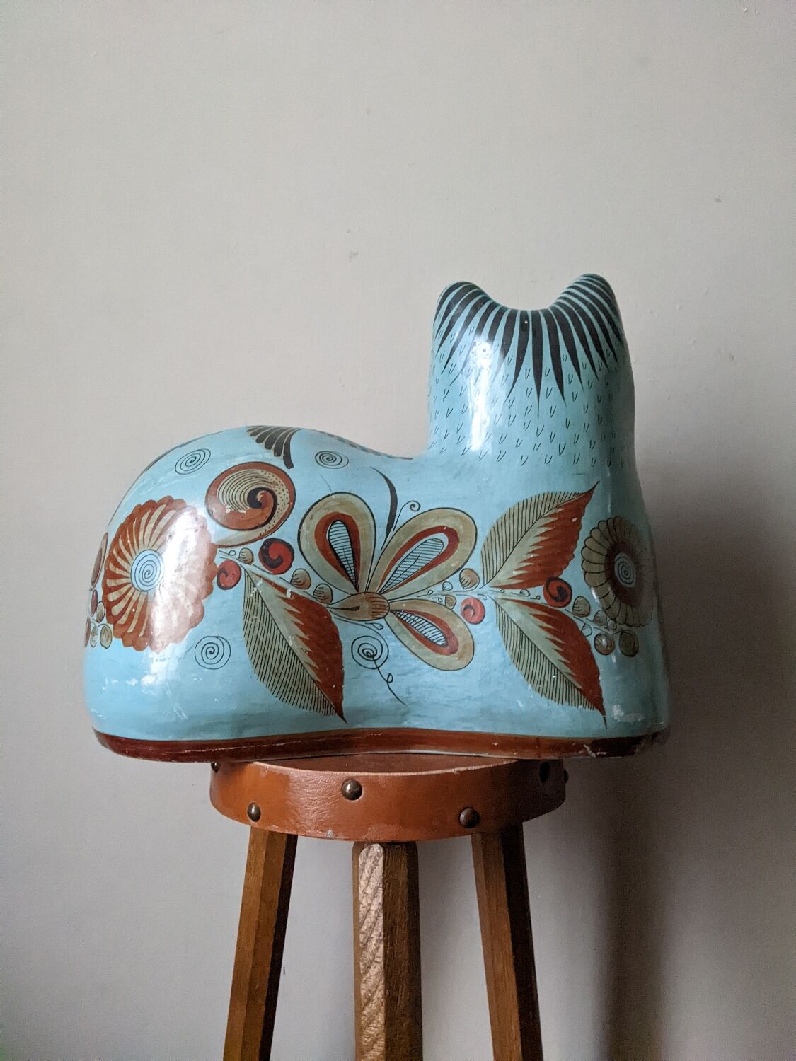 Handcrafted ceramic chat Mexico