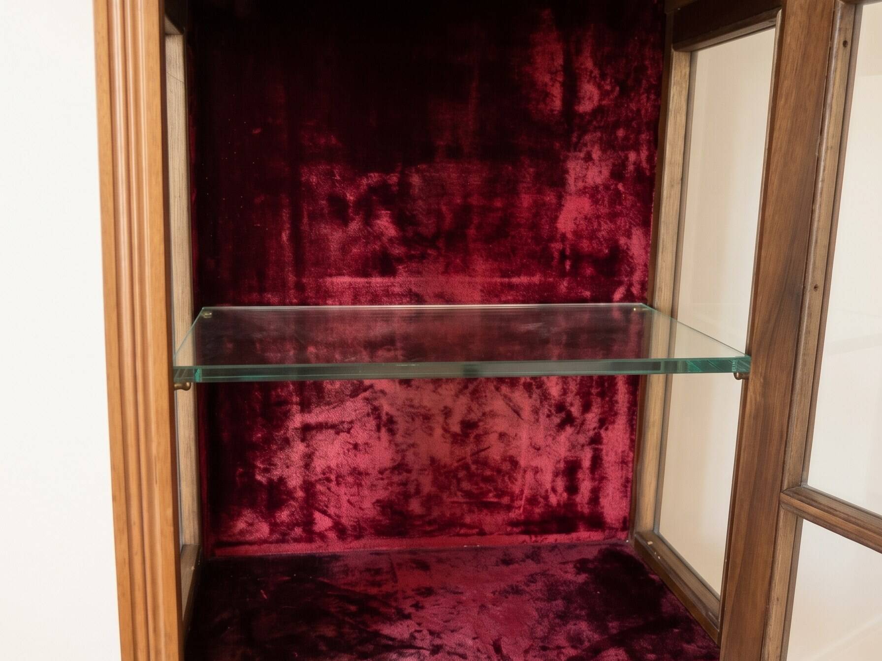 Napoleon III display cabinet in solid wood