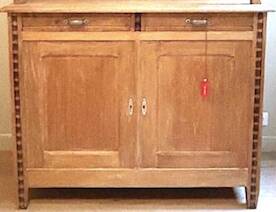1930s wooden sideboard