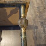 70s table with tiled top