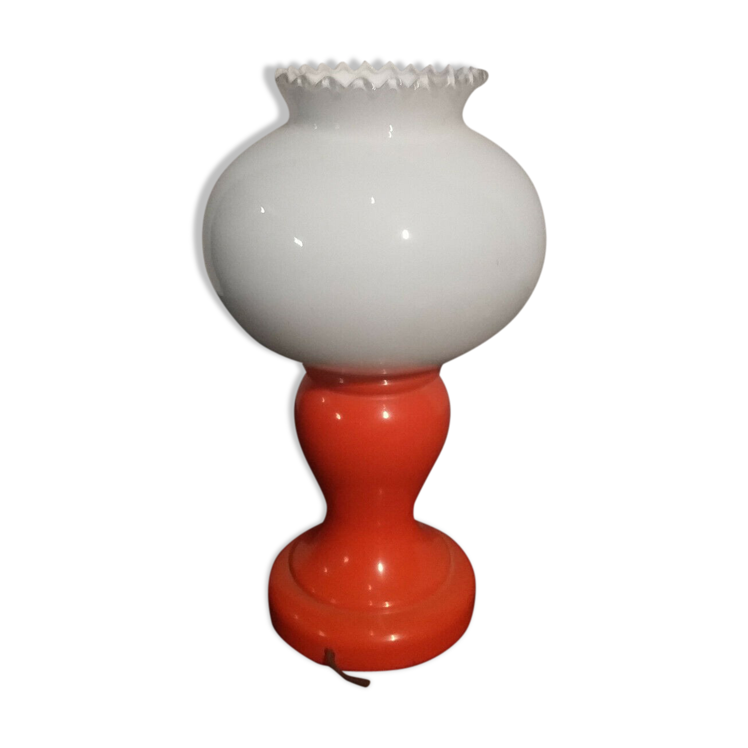 Vintage orange lamp