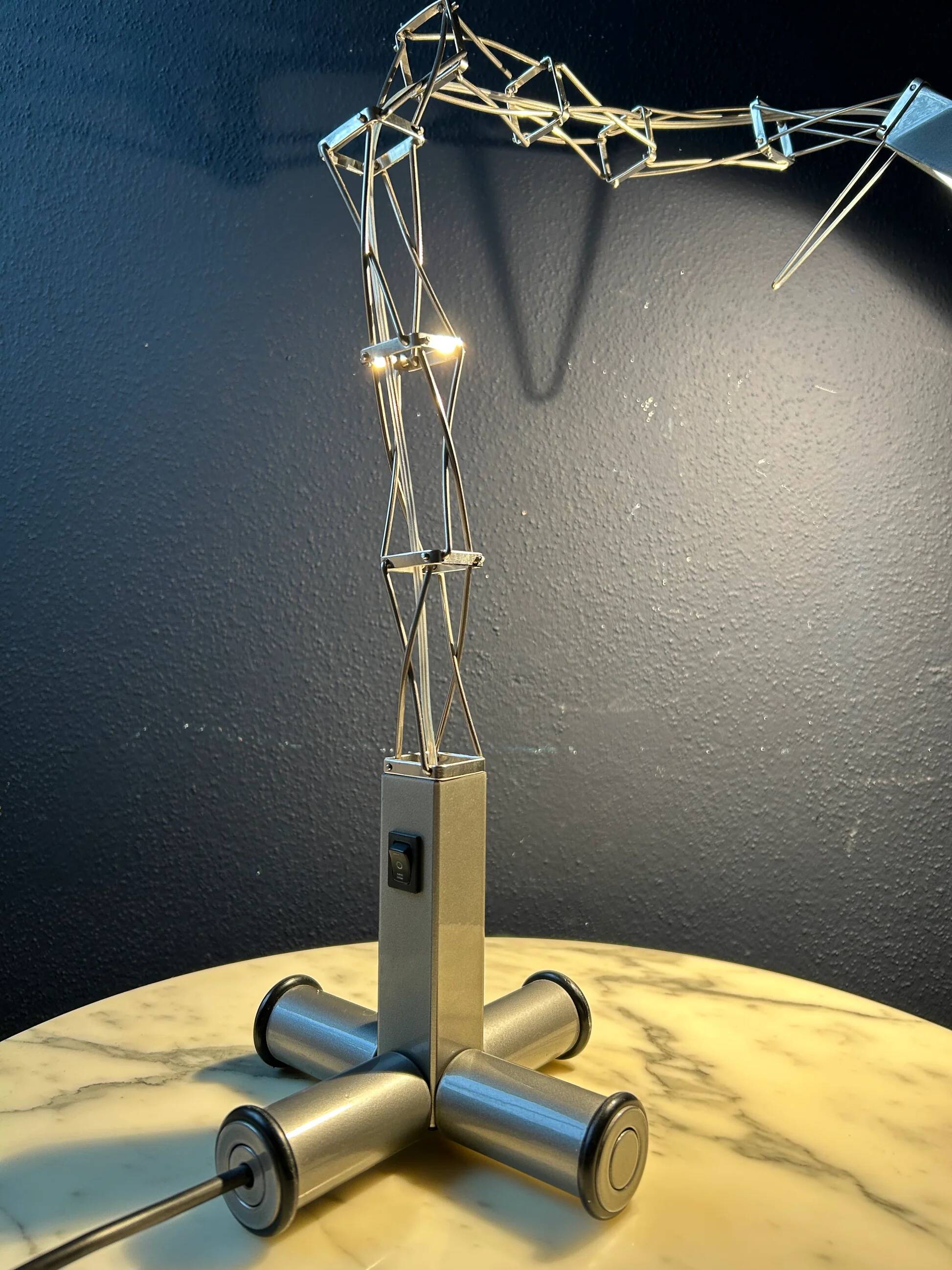Halogen desk lamp "Multix" by Yaacov Kaufman for Lumina, Italy, 1980s