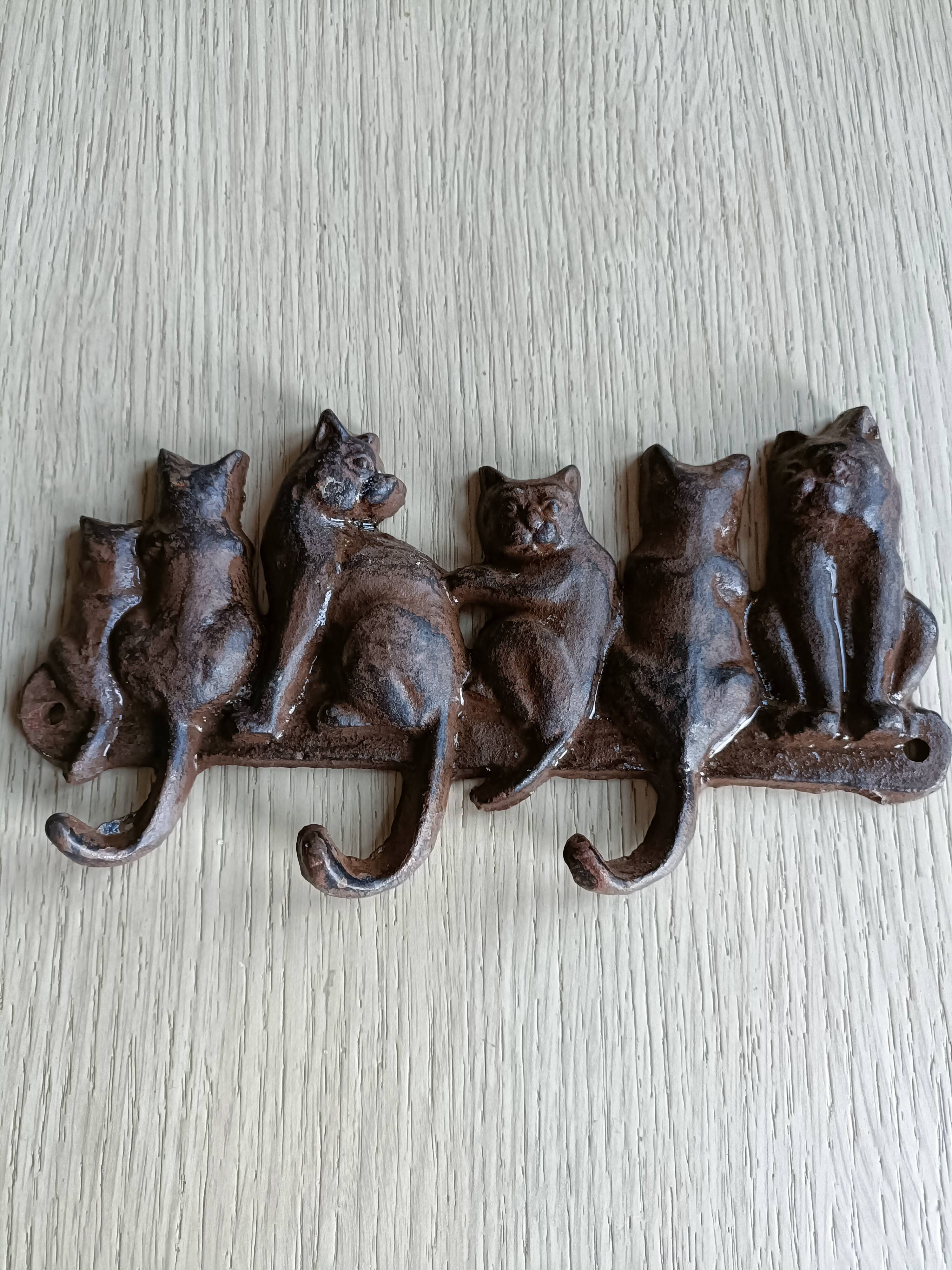 Cat tea towel holder or key ring