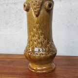 Zoomorphic 'owl' ceramic vase