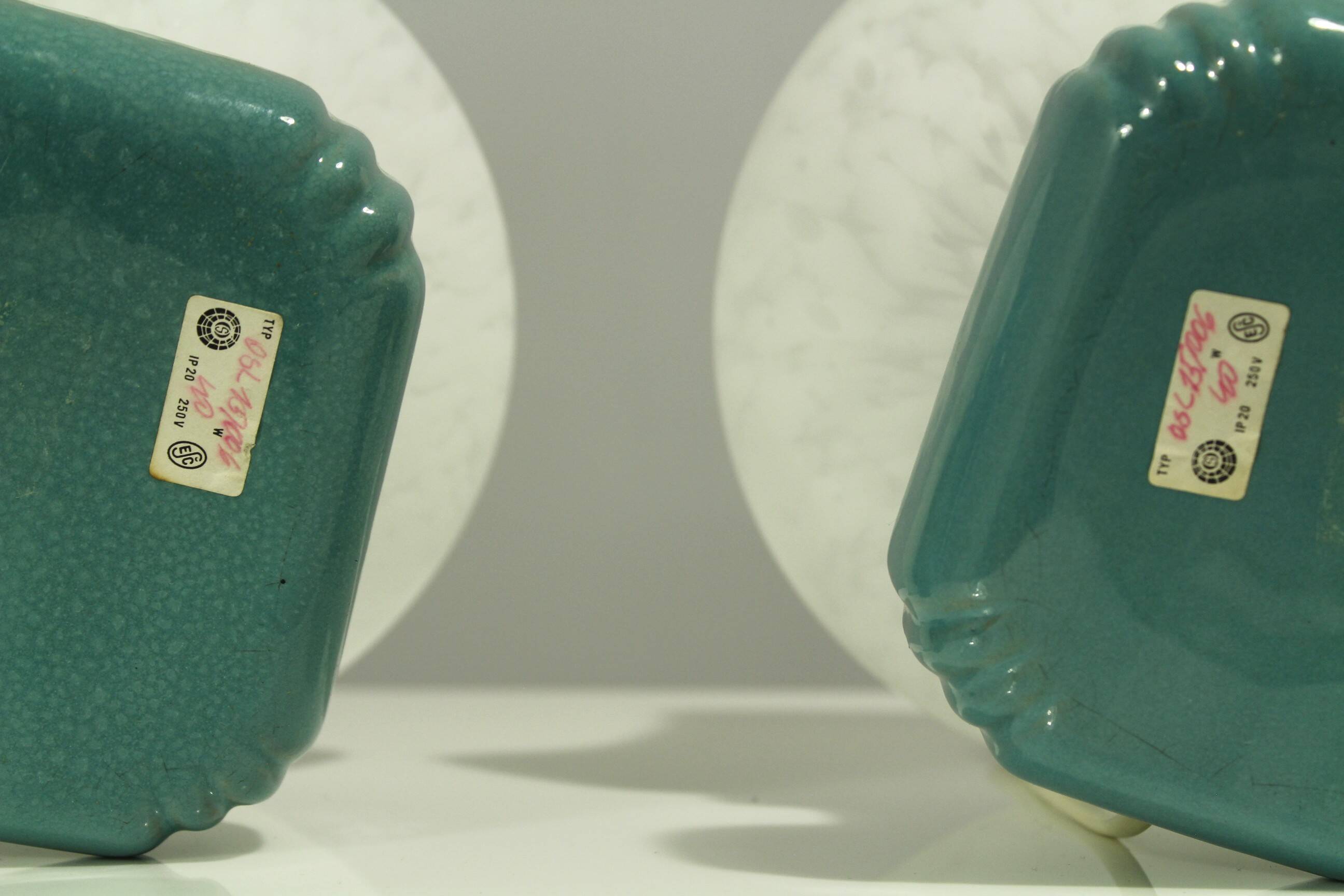 Lampes de chevet, lot de 2, années 1970