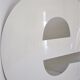 Letters of sign E and N metal lace white vintage