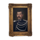 Portrait man 1930 in gold frame