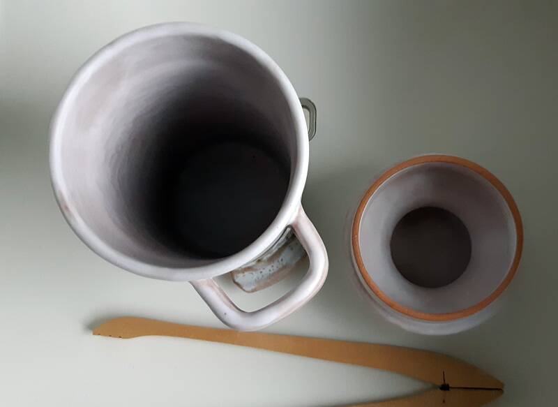 Vintage pickle pot signed Jean Austruy - Vallauris