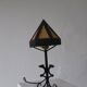 Arts & Crafts wrought iron dragon table lamp | Italy | 1910s