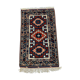 Vintage turkish kazak rug oriental 160x94 cm tribal small carpet, red and blue