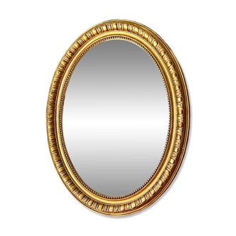 Old oval mirror late nineteenth