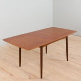 Danish rectangular teak extension table, 1970s