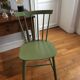 Paire de chaises vertes