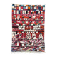 Multicoloured Moroccan Berber rug for the living room.