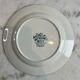 Set of four flat plates from English earthenware.
