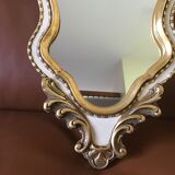 Golden mirror Deknudt 45x25cm