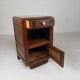 Art Deco bedside table with marble top, 1930s