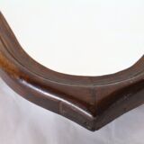 Mirror with wood frame 34x27cm