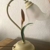 Lampe fleur vintage