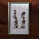 Butterfly wings painting with African women motif