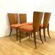 Set of 4 Chairs, Jindřich Halabala, 1960s, Czechoslovakia