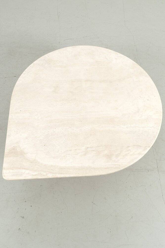 Table basse en travertin vintage