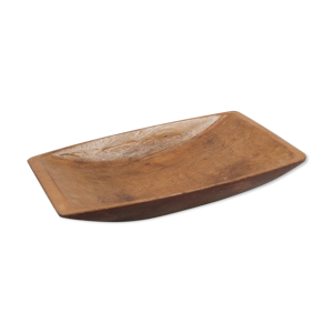 Plat en bois naturel