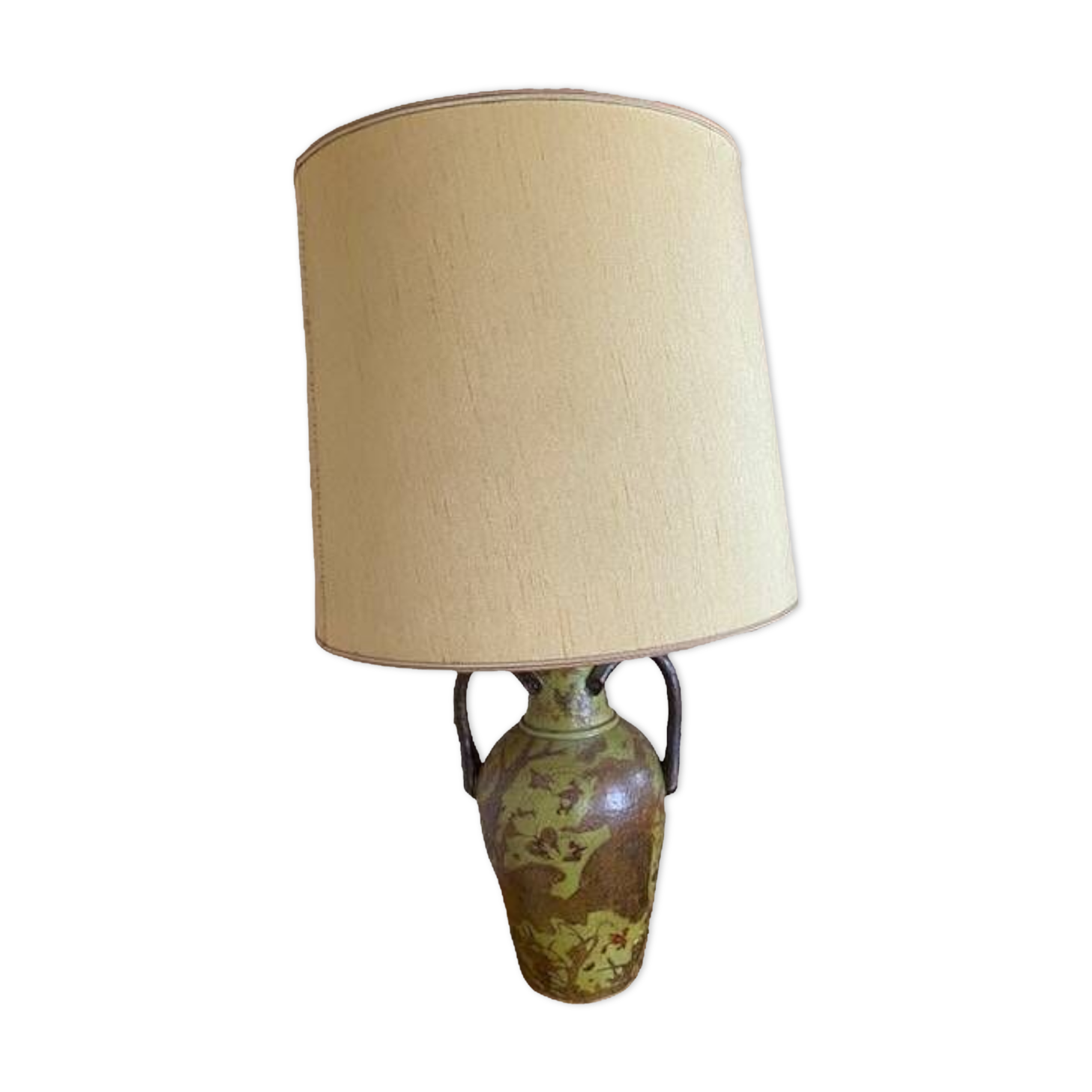 Cracked ceramic lamp