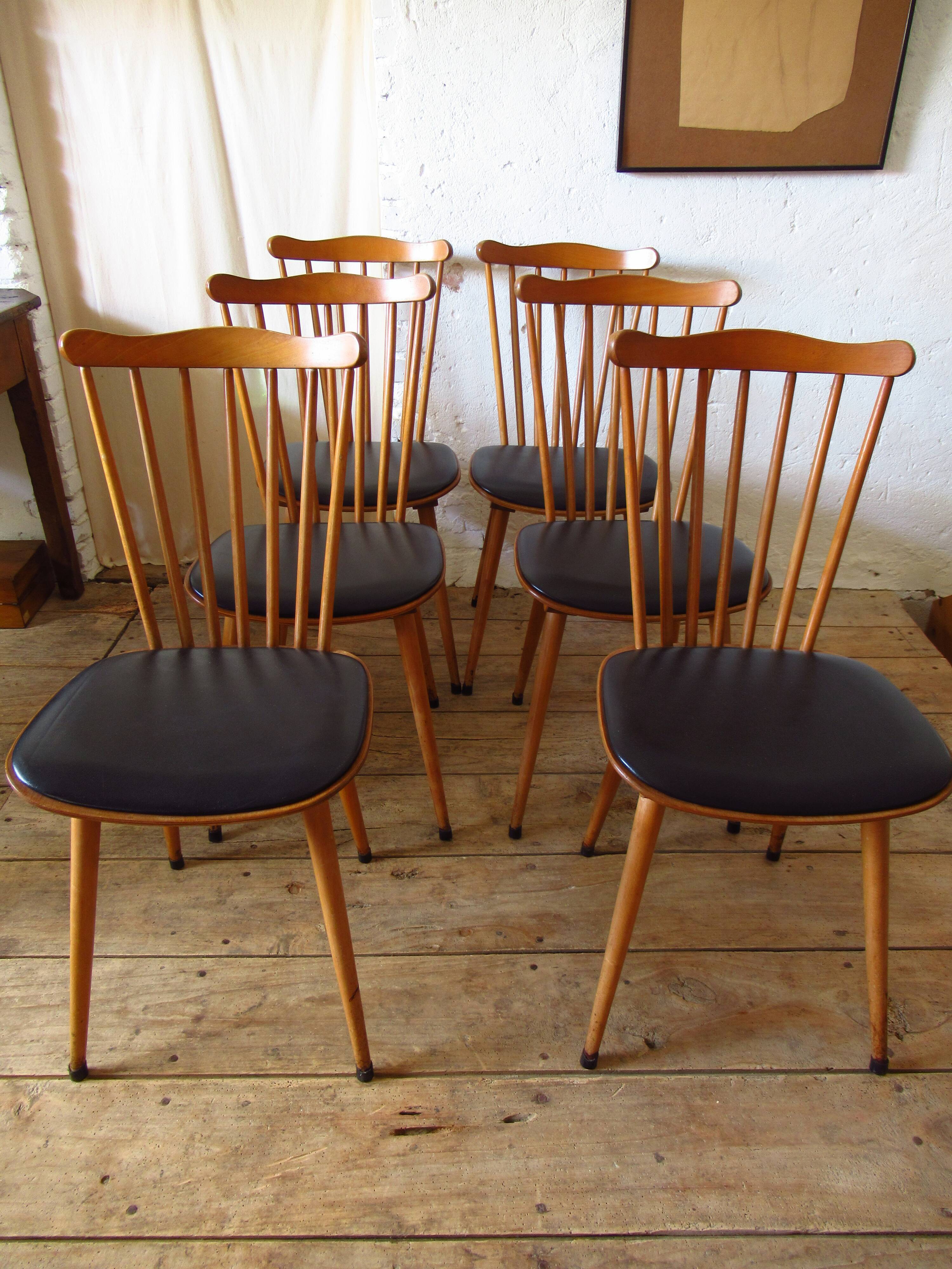 Baumann chairs, set of 6