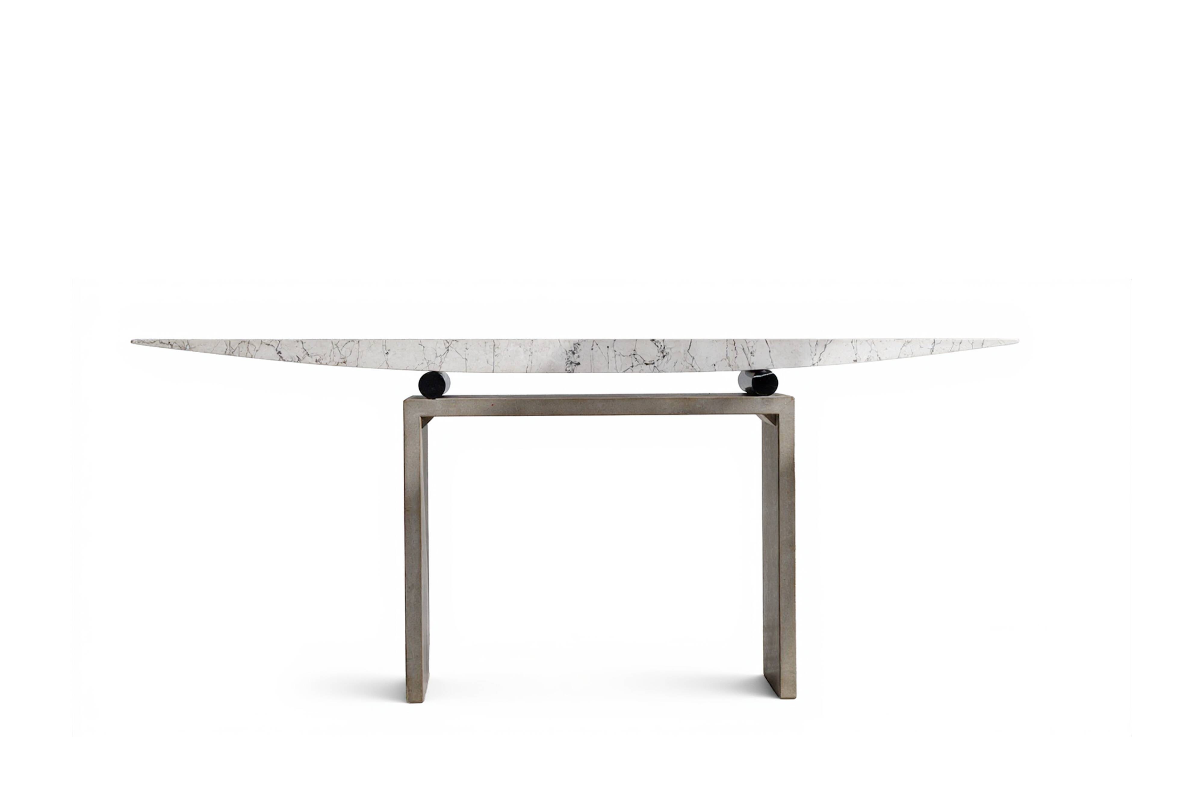 Console sculpturale par Danilo Silvestrin
