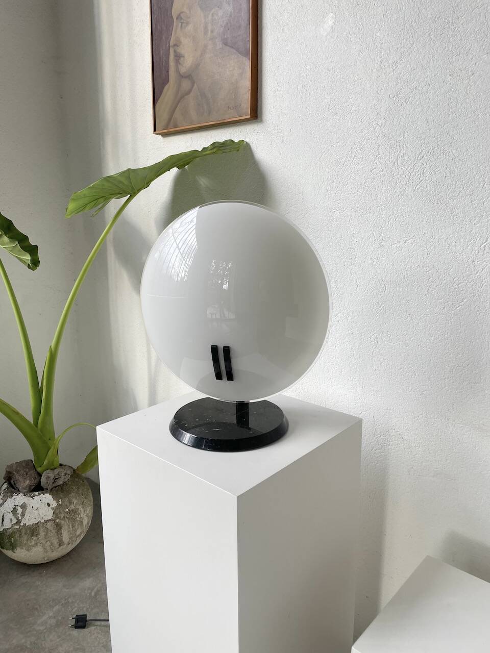 “La Perla” desk lamp by Bruno Gecchelin for Oluce 1980